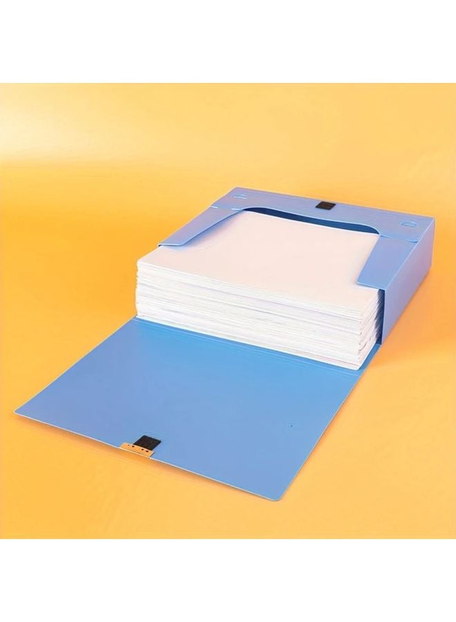 Green A4 Plastic File Folders 10 Pack Large Capacity Durable Document Organizers With Label Holders - Image 5